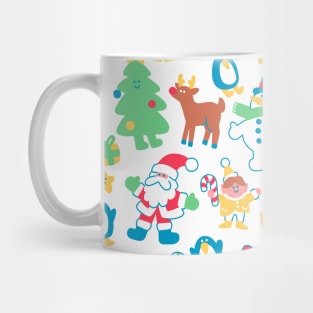 Christmas Friends Pattern Mug